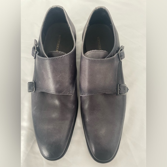VITTORIO RUSSO MONK STRAP GRAY SIZE 9 - Picture 8 of 8